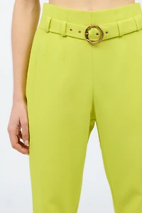 Pants With Front Belt