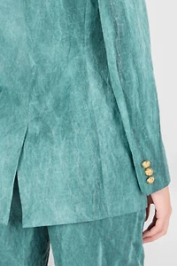 Single-breasted structured blazer