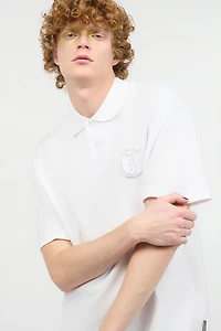 Polo Shirt With Embossed JC Monogram