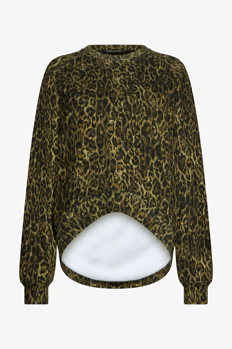 Leopard Print Sweatshirt