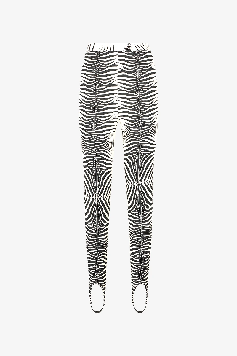 Zebra-Print Leggings