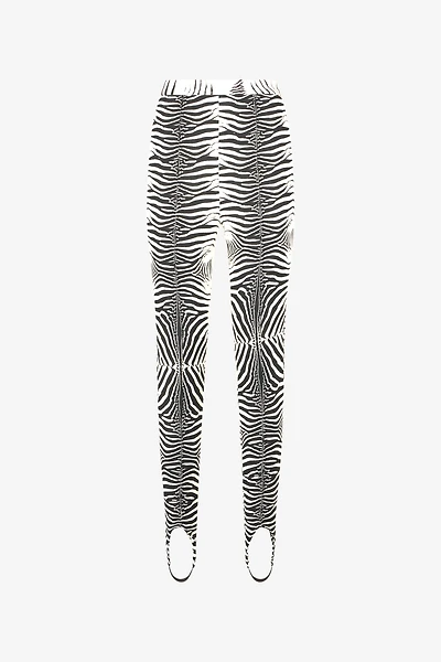 Zebra-Print Leggings
