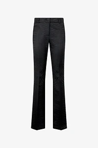 Pants With Solid-Color Tiger Skin Pattern