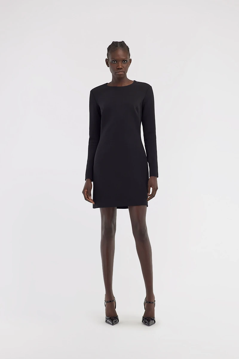 Long-sleeve dress with RC