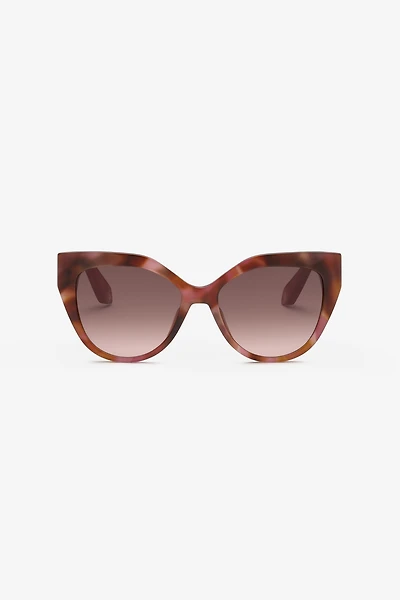 Sunglasses with snake-like temples