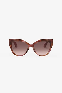 Sunglasses with snake-like temples