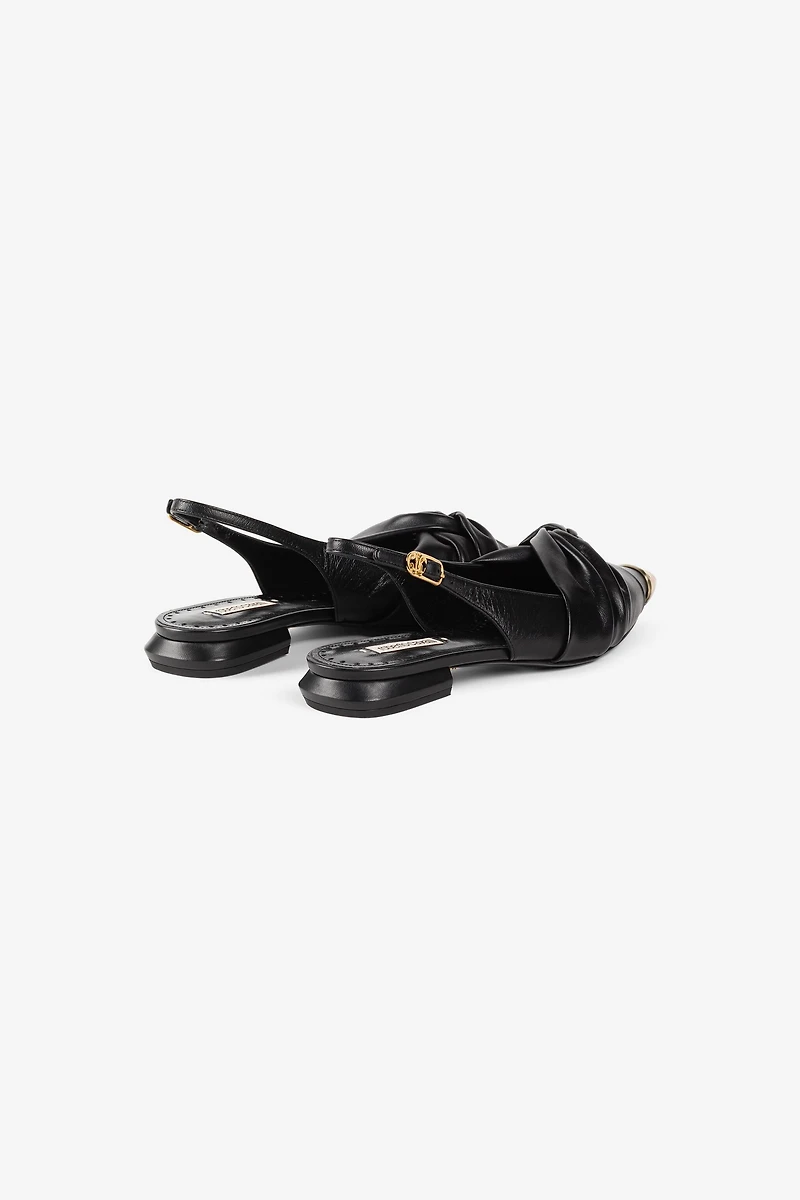 Le Pettegole slingback with decoration
