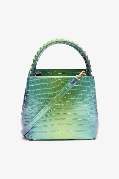 Roar Bag With Crocodile Print