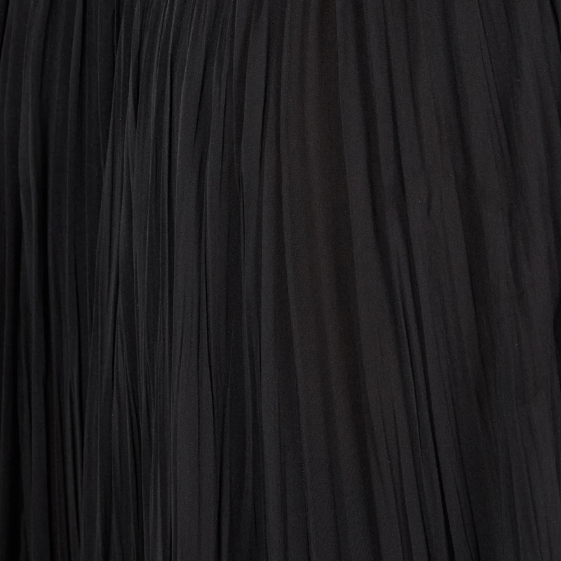 Draped backless silk dress