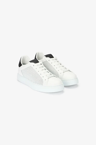 Sneakers with perforated details