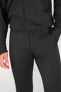 Straight-Leg Wool Trousers