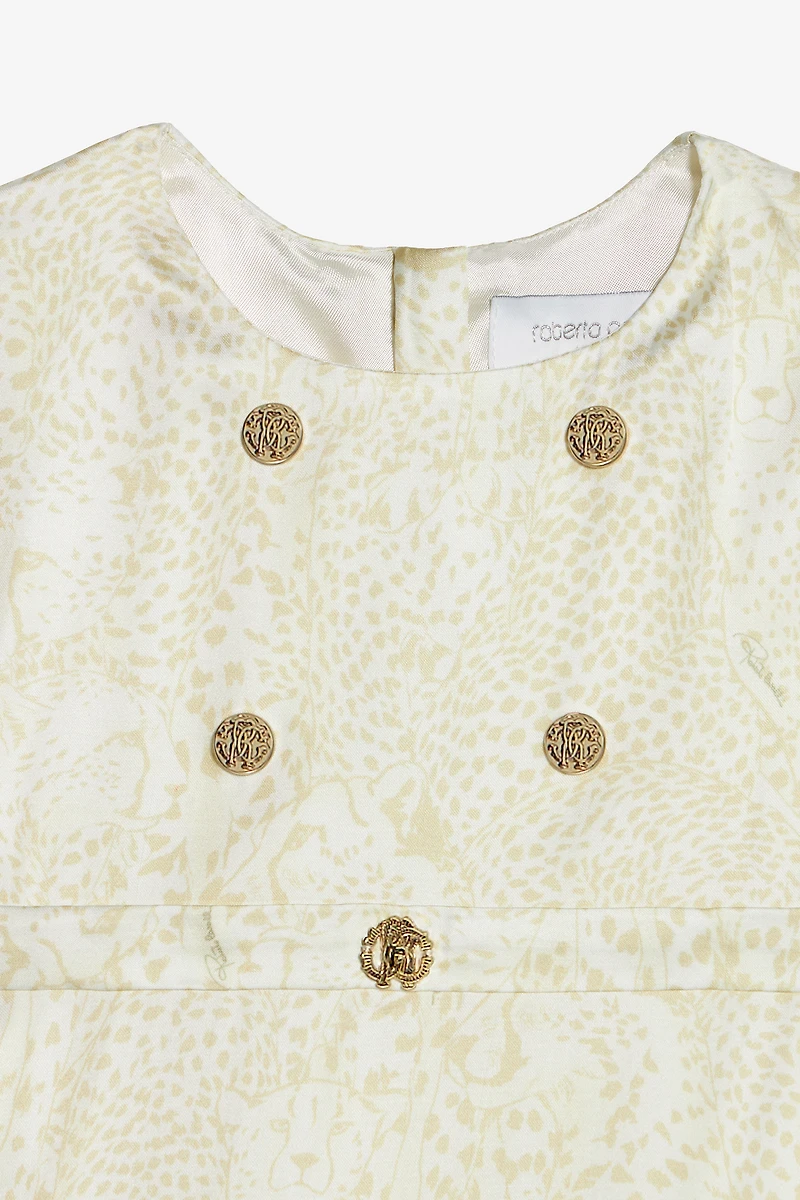 Dress With Cheetahs And Cheetah Skin
