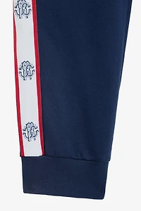 Blue Track Pants with RC Monogram