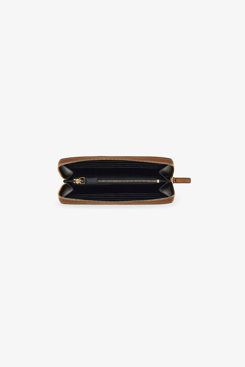Wallet with Monogram RC and zip
