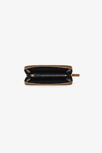 Wallet with Monogram RC and zip