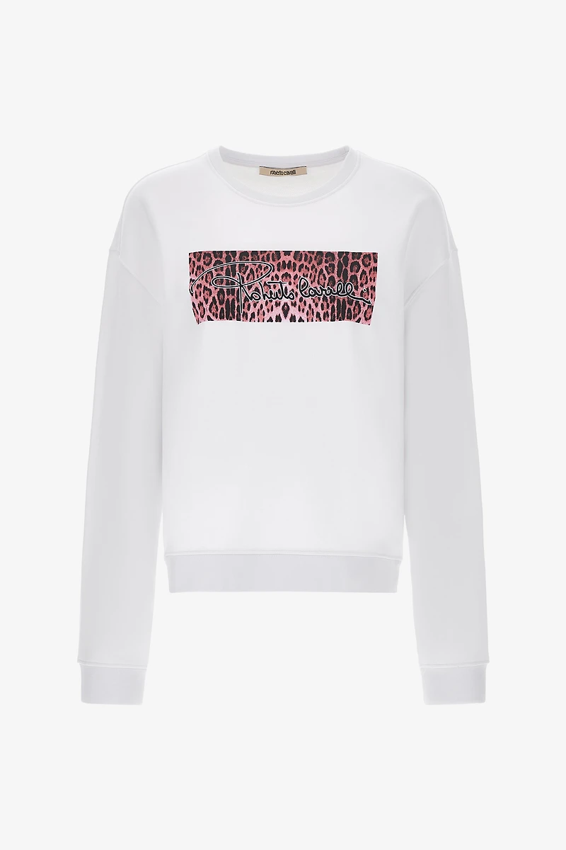Sweatshirt with signature