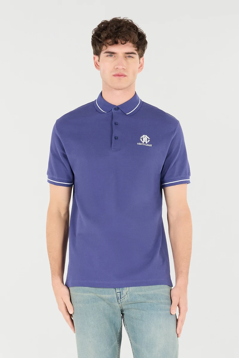 Polo With RC Monogram And Logo