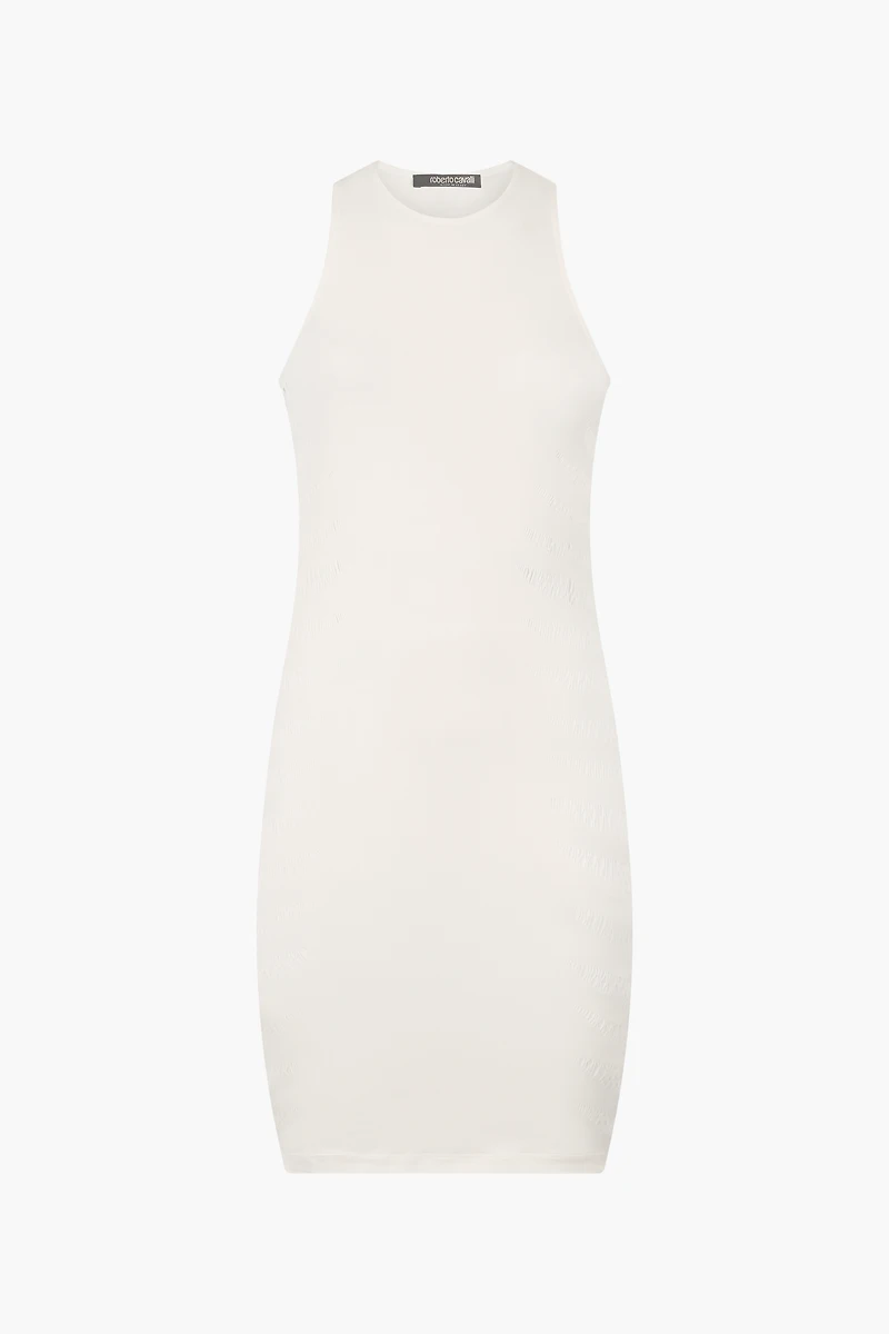 Dress With Openwork Zebra Pattern