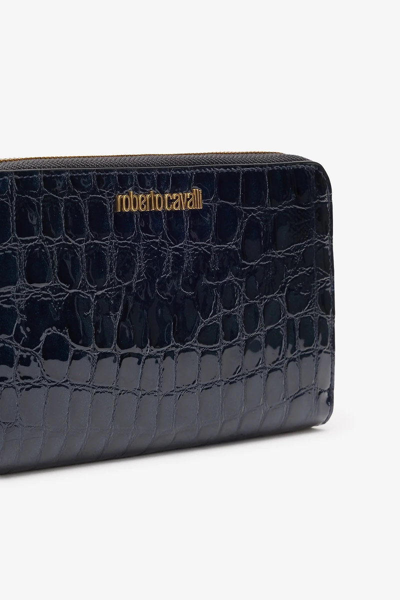 Wallet With Crocodile Print