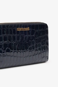 Wallet With Crocodile Print