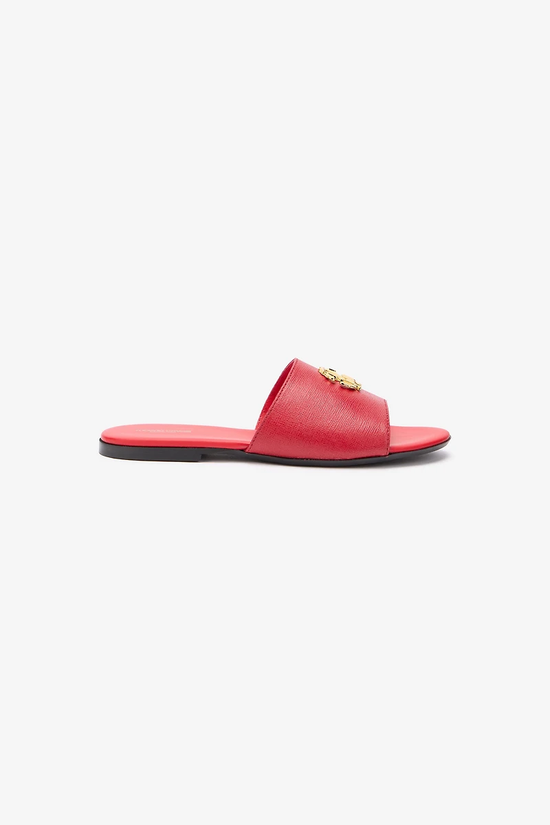 Red Sandal With Monogram RC