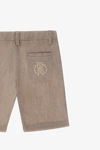 RC Monogram denim shorts