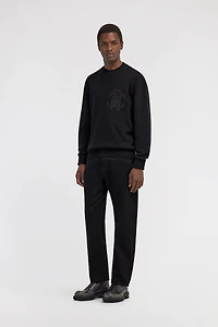 Embroidered Logo Sweater