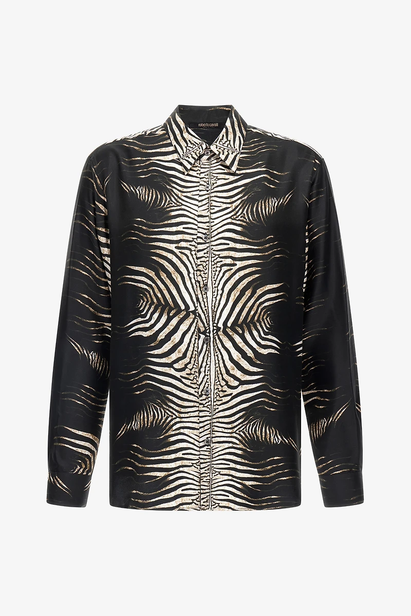 Shirt with Zebra print