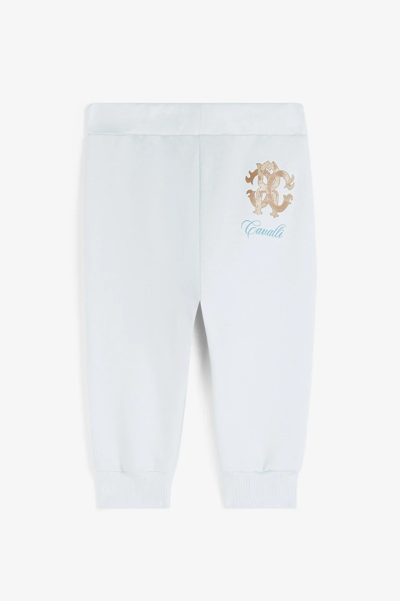 RC Monogram-Print Cotton Track Pants