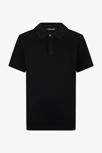 Polo With Snake Scale Embellishment