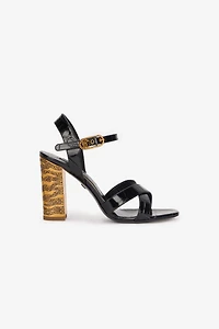 Sandals With Straps And Thick Heel