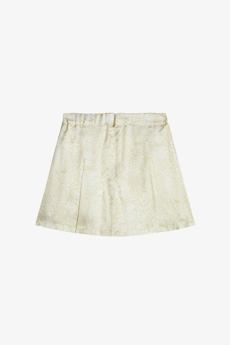 Skirt With Cheetahs And Cheetah Skin