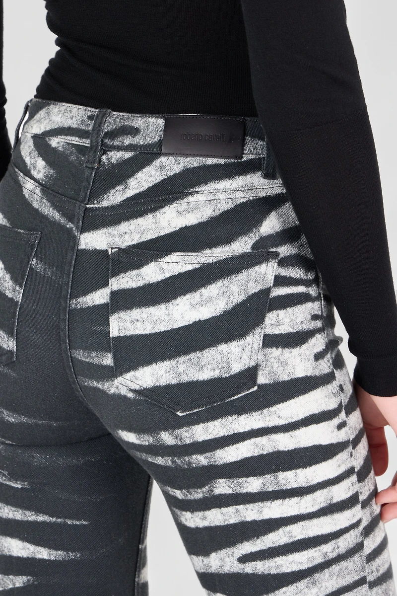 Pants With Zebra Print