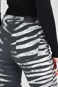 Pants With Zebra Print