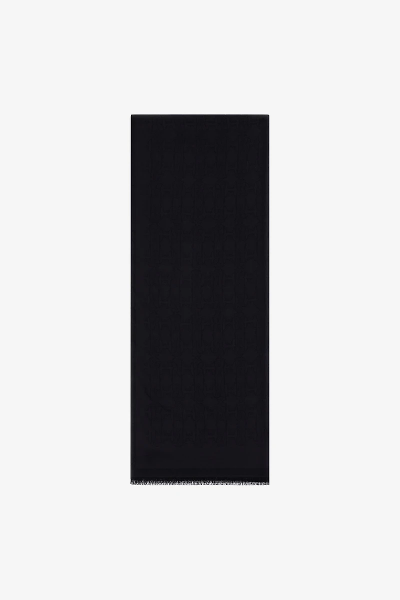 Roberto Cavalli Stole with RC MONOGRAM print
