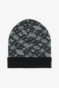 Wool Blend Beanie with RC Monogram and Logo