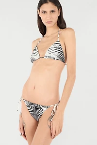 Zebra-Print Bikini