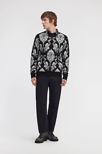 Broccato Print Sweater