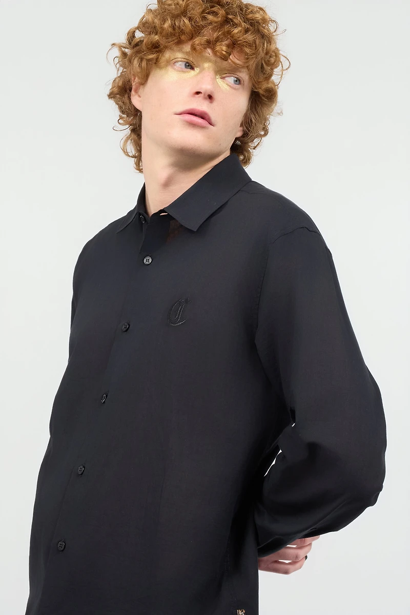 Shirt With JC Embroidery