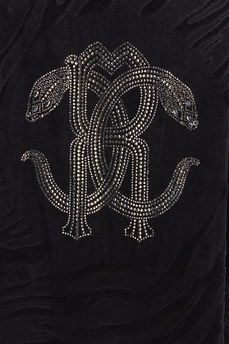 Crystal Snakes terry cotton bathrobe