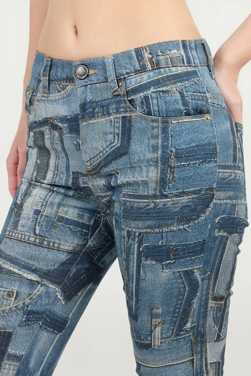 Skinny Patchwork Capsule Collection Jeans