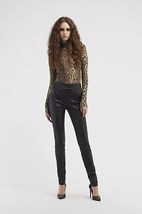 Leather leggings