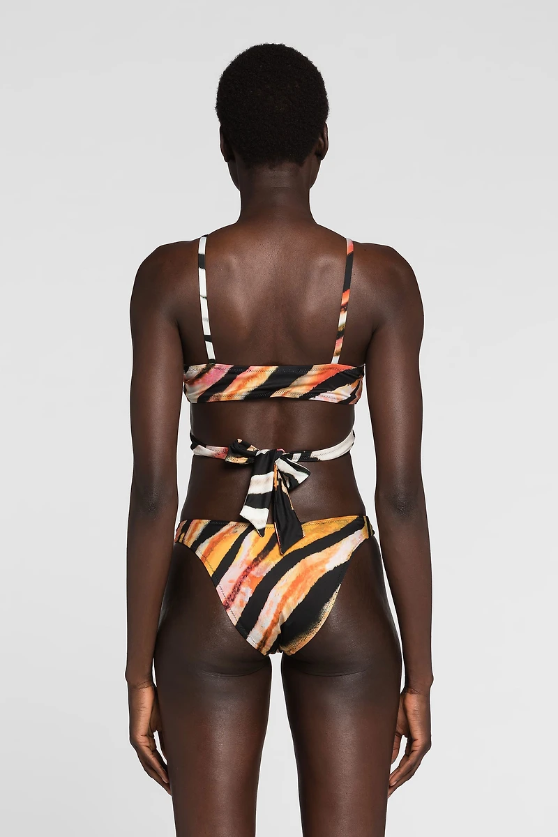 Zebra-Print Bikini Briefs