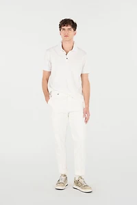 Snake Scale-Print Polo