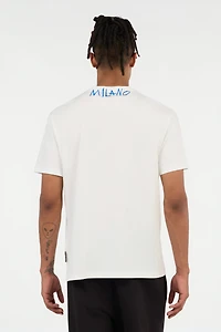 White T-Shirt with Graffiti Logo