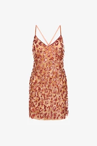 Short embroidered dress