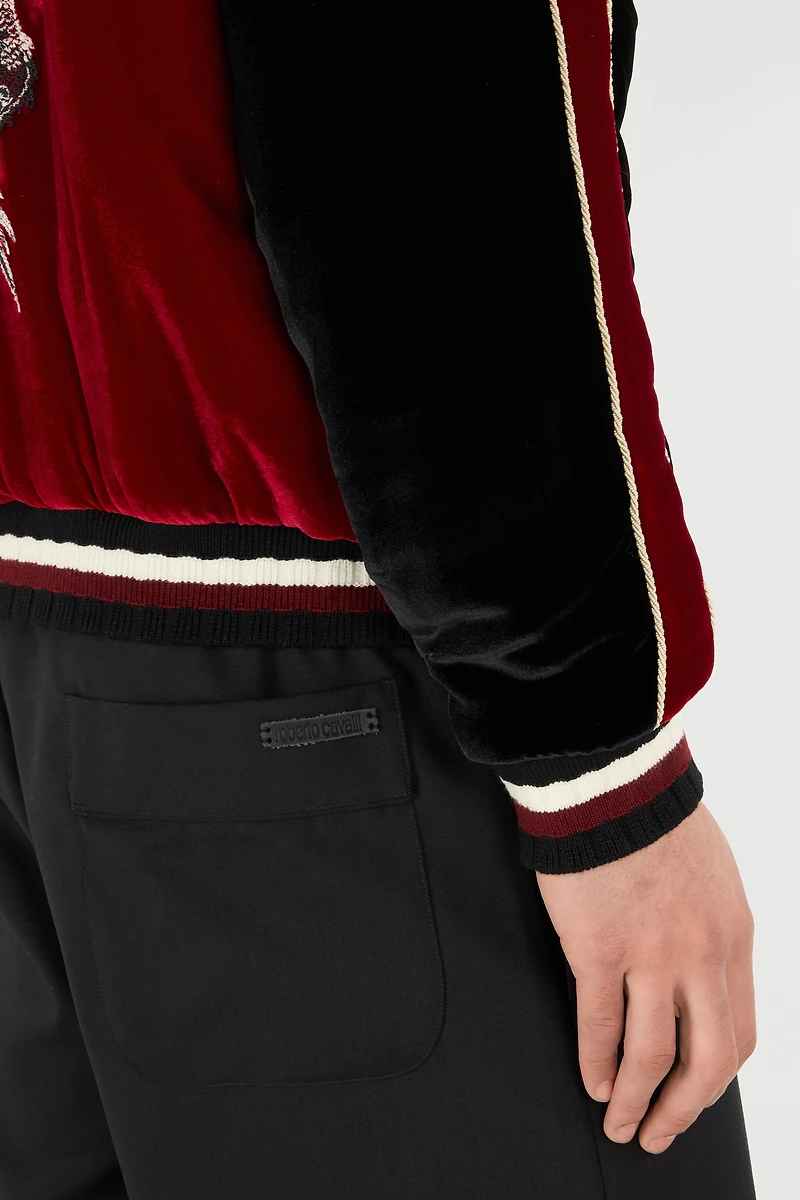 Bomber Jacket With Dragons
