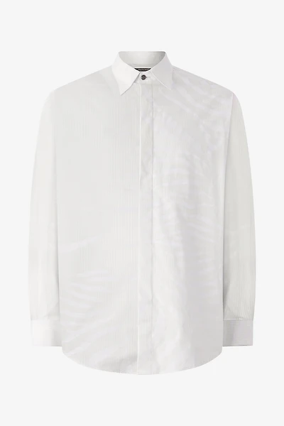 Silk Shirt With Tiger Skin Print