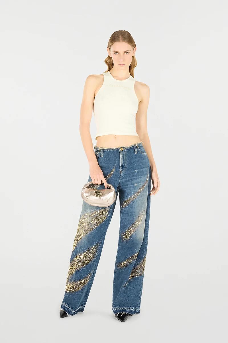 Tank Top With Embroidered Logo