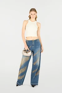 Tank Top With Embroidered Logo